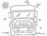 Jeepney Philippine Sellfy sketch template