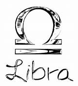 Libra Zodiac sketch template