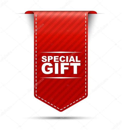 special gift banner special gift red banner special gift red stock