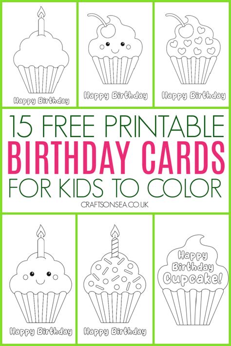 funny birthday cards  kids  printable