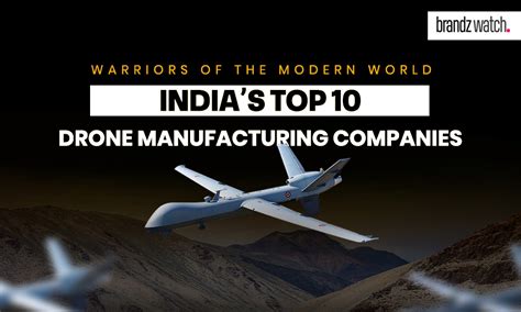 eyes   sky indias top  drone manufacturing companies