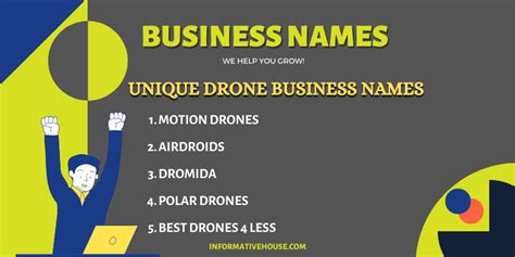 creative  unique drone company names informative house