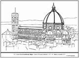 Dome Designlooter Landmarks Italy Famous sketch template