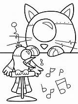 Coloring Robot Pages Continued Inktober Kids Lds sketch template