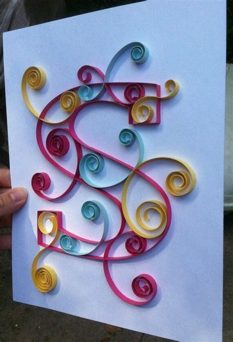 quilling letters origami  quilling quilling craft paper quilling