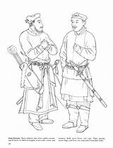 Qin Shi Dynasty Tang Huangdi sketch template