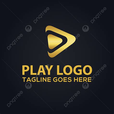 logo vector art png play logo  vector play button play png image