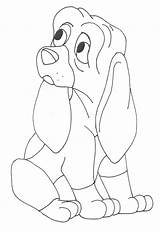 Hound Fox Coloring Pages Basset Dog Sheets Printable Color Disney Drawing Coon Dogs Cartoon Puppy Kids Characters Drawings Choose Getdrawings sketch template