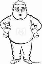 Fat Man Drawing Guy Whiteboard Paintingvalley Clipartmag sketch template