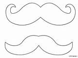 Mustache Moustache Bigode Bita Molde Bigotes Moldes Colorir Padre Corbatas Desenhos Sombreros Recortar Props Coloringpage sketch template