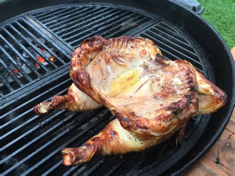 butterfly chicken weber kettle