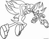 Sonic Shadow Coloring Pages Awesome Color Printable Getcolorings Print Collection sketch template
