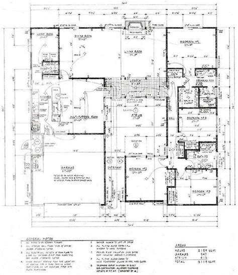 original eichler floor plan      midcentury house plans vintage house plans