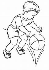 Basketball Coloring Pages Kids Printable Sports Sheets Color Playing Print Child Drawings Cartoon Clipart Drawing Mcguire Lizzie Para Cute Colouring sketch template