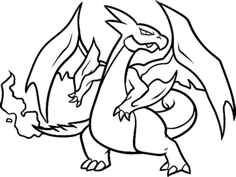 pokemon coloring pages mega charizard   getcoloringscom