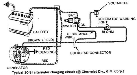 battery cable  alternator  battery wiring diagram