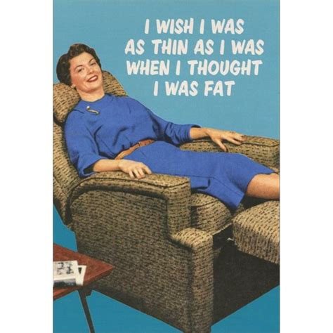 Woman On Recliner Funny Humorous Birthday Card