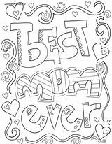 Mom Coloring Pages Ever Printable Getcolorings Print Colouring Color sketch template