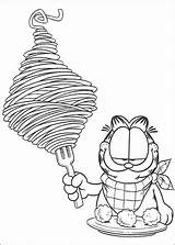 Spaghetti Coloring Ausmalbilder Garfield Pages Supercoloring Color sketch template