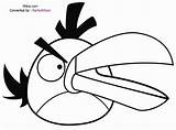 Coloring Birds Angry Bird Pages Lazer Space sketch template