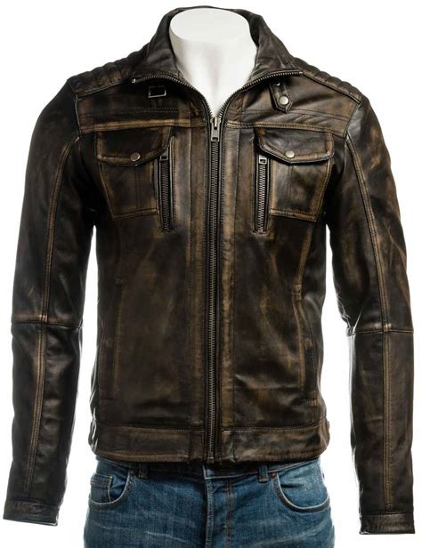 Get Vintage Leather Jacket Mens For Sale On Hjackets