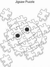 Jigsaw Coloring Pages Getcolorings sketch template