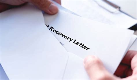 write  recovery letter  customer expert