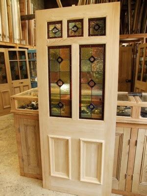 pitch pine stained glass front door stained glass doors