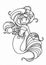 Coloring Sirens Kids Pages Sirene Dessin Sirène Coloriage Color Imprimer Fille Colorier Mermaid Justcolor Simple Printable Dessins Ariel Ligne Drawings sketch template