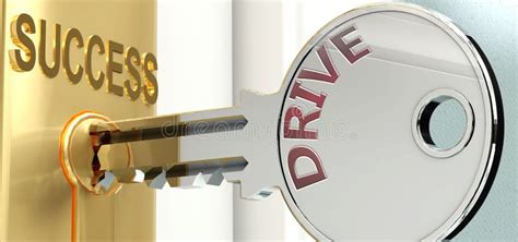 drive  success pictured  word drive   key  symbolize  drive helps achieving