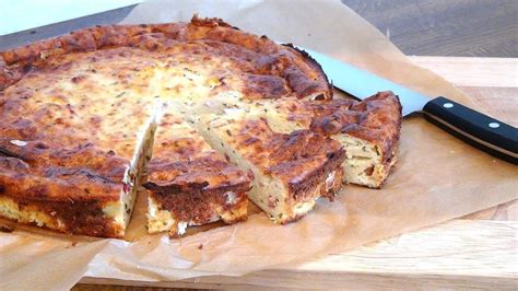 quark griess torte mit speck herzhaft rezept video