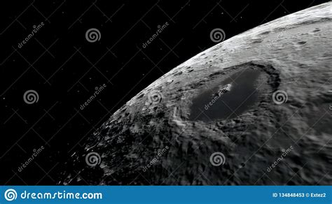 Moon In Outer Space Surface This Image Elements Furnished