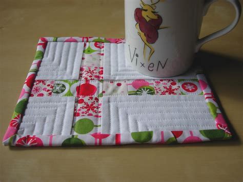 mug rug  christmas