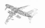 737 Boeing 700 Cutaway Drawing Airliner Aviation Cutaways General Airbus Jet Narrow Tags Body sketch template