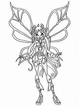 Winx Coloring Pages Flora Club Sophix Layla Printable Girls Recommended Leila sketch template