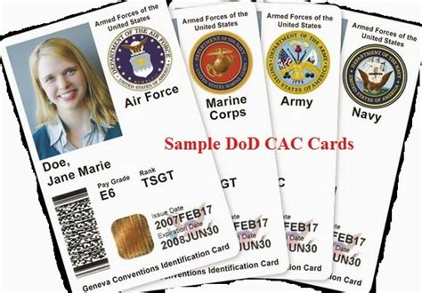 Defence Common Access Card Application Form