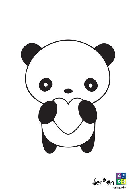 baby panda colouring pages wickedgoodcause