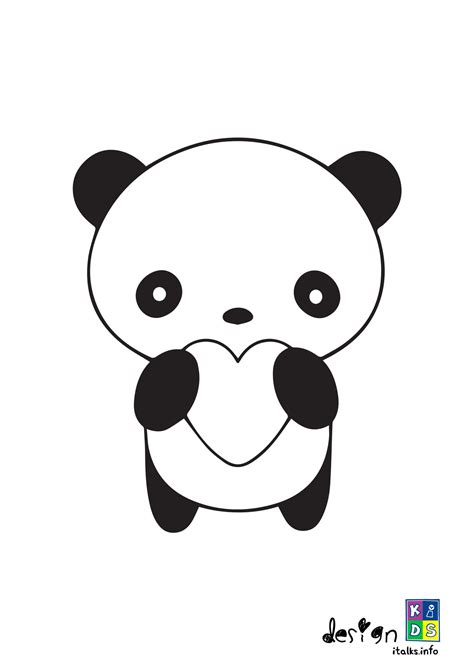 panda printable coloring pages