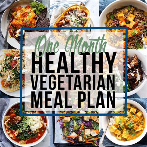 One Month Healthy Vegetarian Meal Plan Dietitian Debbie