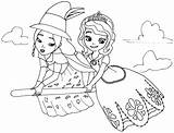 Coloring Sofia First Pages Witch Good Kids sketch template