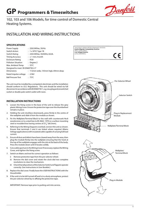 danfoss  installation  wiring instructions   manualslib