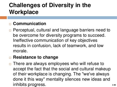 workplace diversity challenges