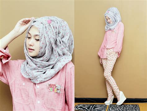 hijab scarf ala indah nada puspita tutorial pashmina