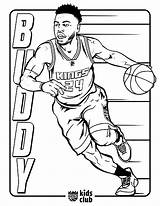 Basketball Coloring Pages Kids Boys Children sketch template
