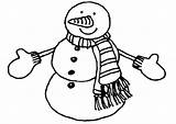 Snowman Coloring Snow Woman Schneemann Pages Large Edupics sketch template