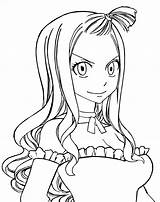 Mirajane Lineart Deviantart Manga Anime Pages sketch template