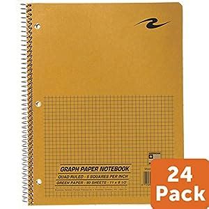 amazoncom graph paper notebook    graph ruled