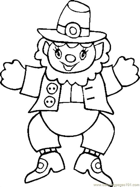 coloring pages leprechaun  holidays st patricks day