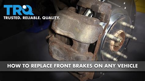 replace front brakes   vehicle youtube