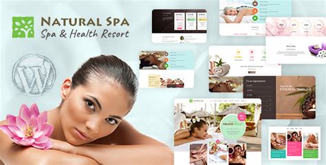 natural spa massage booking  designthemes themeforest